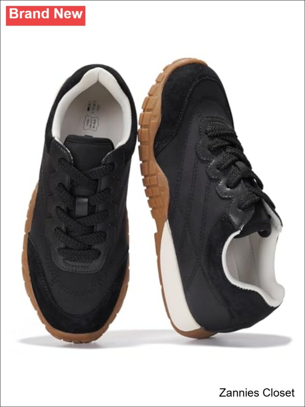 ✨ Mary Jane Sneakers Womens Memory Foam Slip Resistant Slip On Walking Shoes